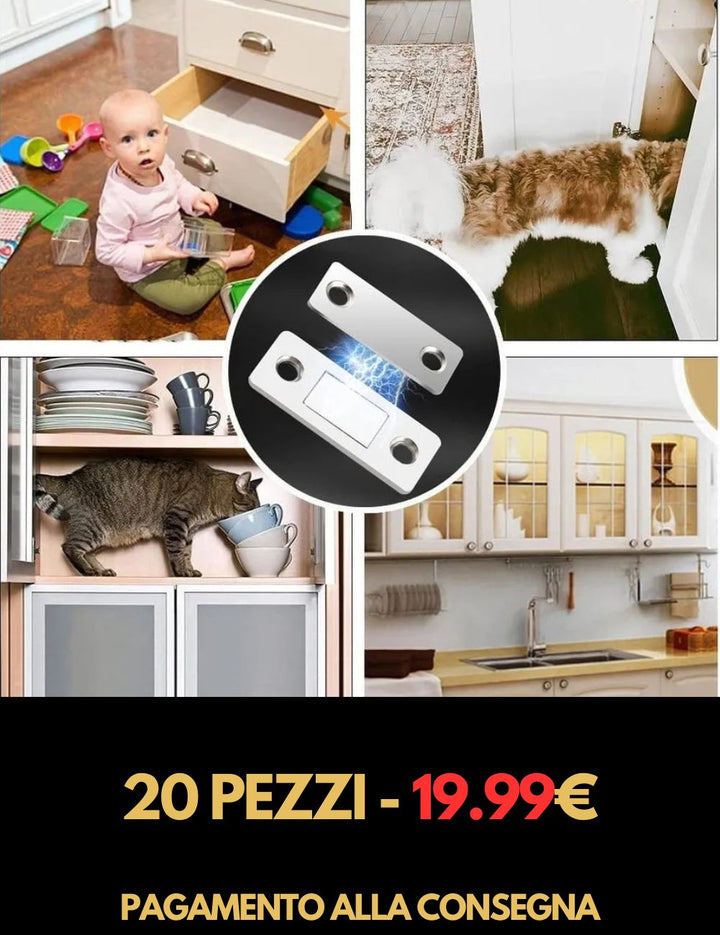 MagnetePRO: La Soluzione Sicura per Bloccare Cassetti e Armadietti