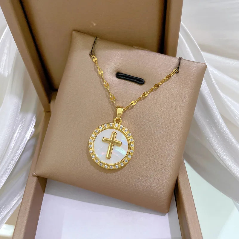 Collana Ciondolo Croce | CONFEZIONE REGALO INCLUSA!
