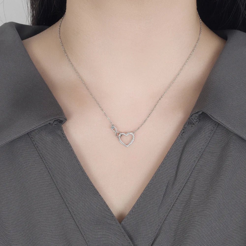 Collana Cuore Infinito con Zirconi | CONFEZIONE REGALO INCLUSA!
