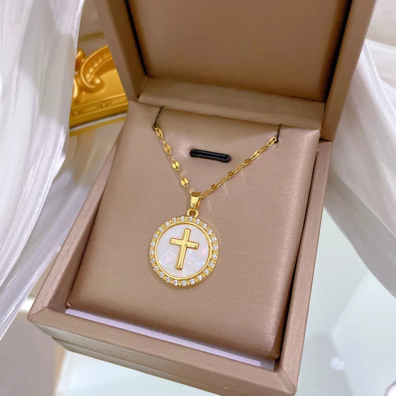 Collana Ciondolo Croce | CONFEZIONE REGALO INCLUSA!