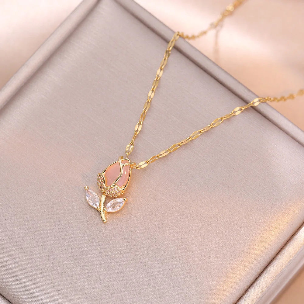 Collana Tulipano Sbocciato | CONFEZIONE REGALO INCLUSA!