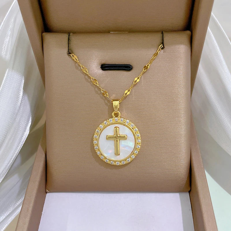 Collana Ciondolo Croce | CONFEZIONE REGALO INCLUSA!