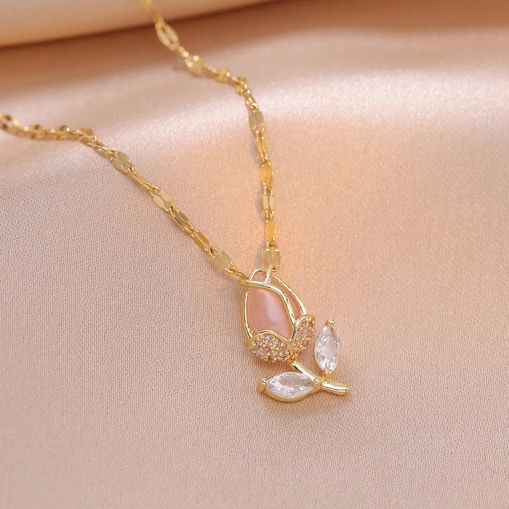 Collana Tulipano Sbocciato | CONFEZIONE REGALO INCLUSA!