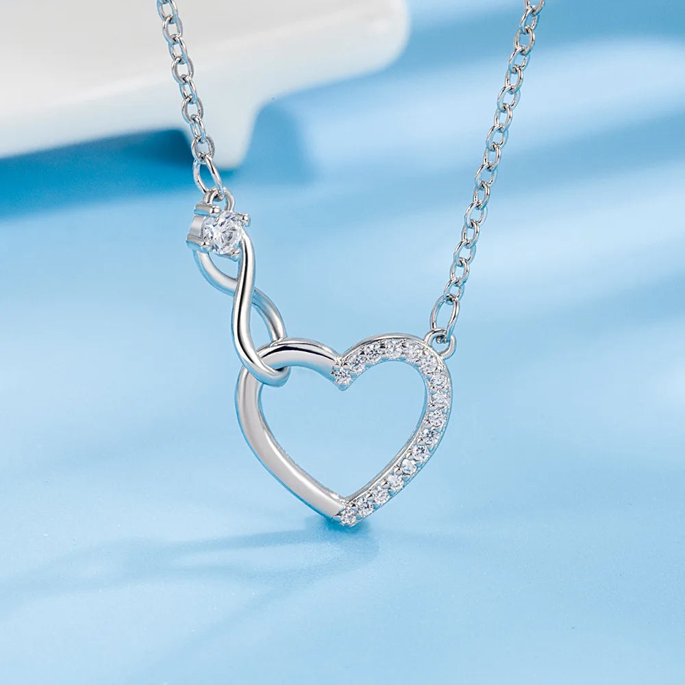 Collana Cuore Infinito con Zirconi | CONFEZIONE REGALO INCLUSA!