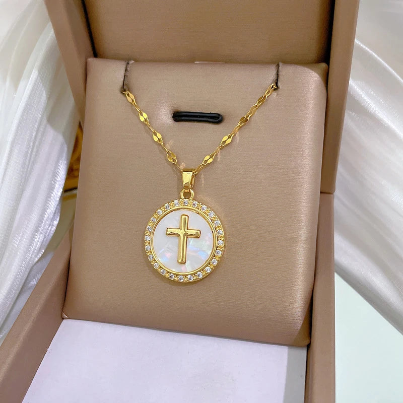 Collana Ciondolo Croce | CONFEZIONE REGALO INCLUSA!